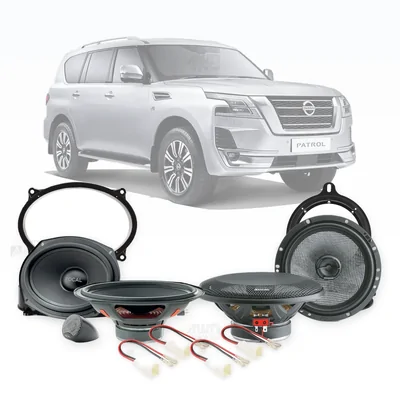 Nissan Patrol Y62 Focal 6x9-Inch Front and 6.5-Inch Rear Speaker Upgrade Bundle 2013-Onwards