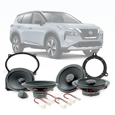 Nissan X-Trail T33 Focal 6x9-Inch Front and 6.5-Inch Rear Speaker Upgrade Bundle 2022-Onwards