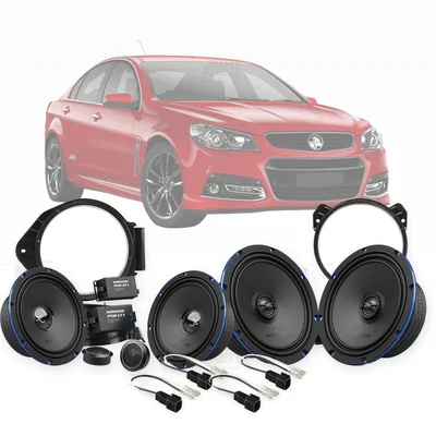 Holden Commodore VF Audio Control 6.5-Inch Front and Rear Speaker Upgrade Bundle 2013-2017