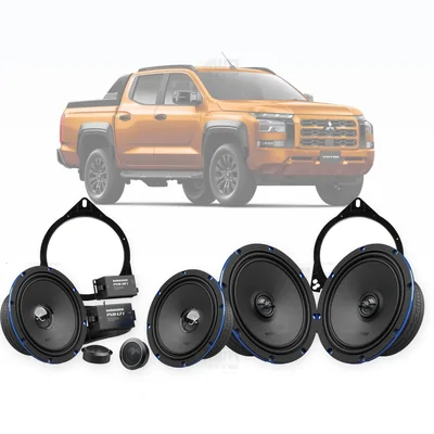 Mitsubishi Triton MV AudioControl 6.5-Inch Front and Rear Speaker Upgrade Bundle 2024-Onwards