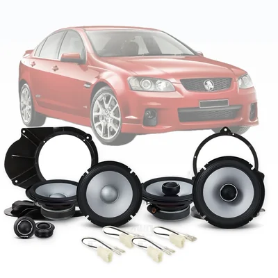 Holden Commodore VE Series II Alpine 6.5-Inch Front and Rear Speaker Upgrade Bundle 2011-2012