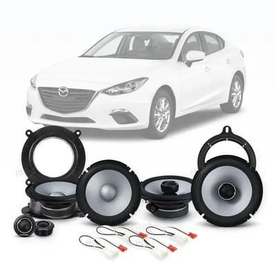 Mazda 3 Axela BM Alpine 6.5-Inch Front and Rear Speaker Upgrade Bundle 2013-2016