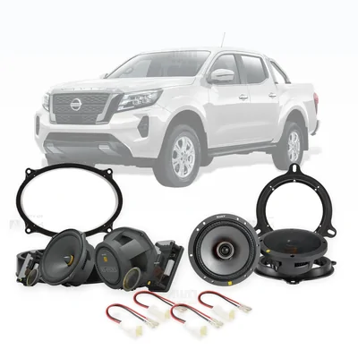 Nissan Navara D23 Sony 6x9-Inch Front and 6.5-Inch Rear Speaker Upgrade Bundle 2019-Onwards
