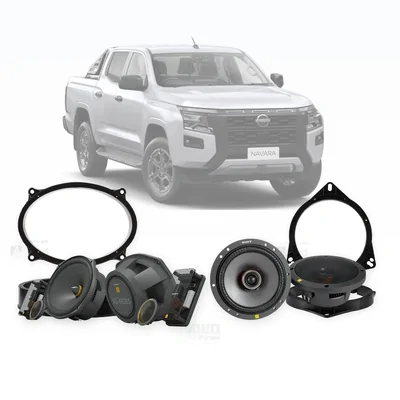 Nissan Navara D27 Sony 6x9-Inch Front and 6.5-Inch Rear Speaker Upgrade Bundle 2025-Onwards