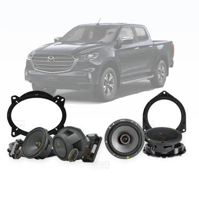 Mazda BT-50 TF Sony 6x9-Inch Front and 6.5-Inch Rear Speaker Upgrade Bundle 2020-Onwards