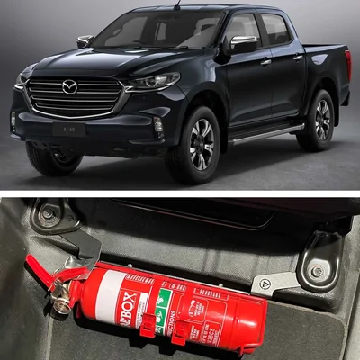 Razed Mazda BT-50 3rd Gen Fire Extinguisher Bracket (09/2020+)