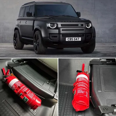 Razed Land Rover Defender L663 Fire Extinguisher Bracket (2020+)