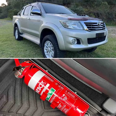Razed Toyota Hilux N70 (2005-2015) Fire Extinguisher Bracket