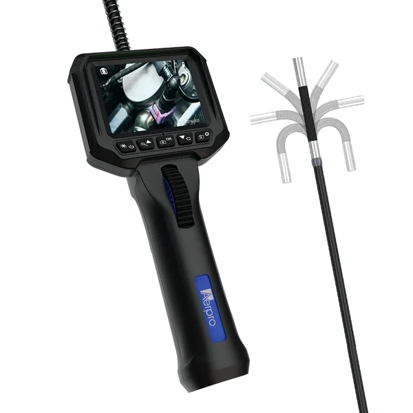 Aerpro G9130HD 2-Way articulating borescope HD 1080p inspection camera