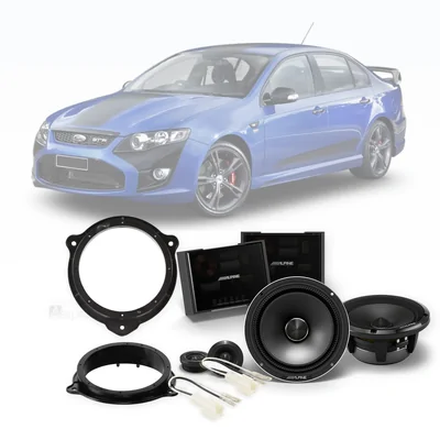 Ford Falcon FG Alpine 6.5-Inch Front Speaker Upgrade Bundle 2008-2011