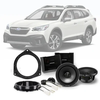 Subaru Outback Alpine 6.5-Inch Front Speaker Upgrade Bundle 2015-2020