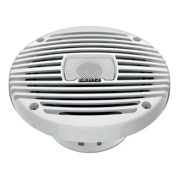 Hertz HEX65MTW Marine 6.5" 100W 2-Way Total-White Coaxial Speakers Pair
