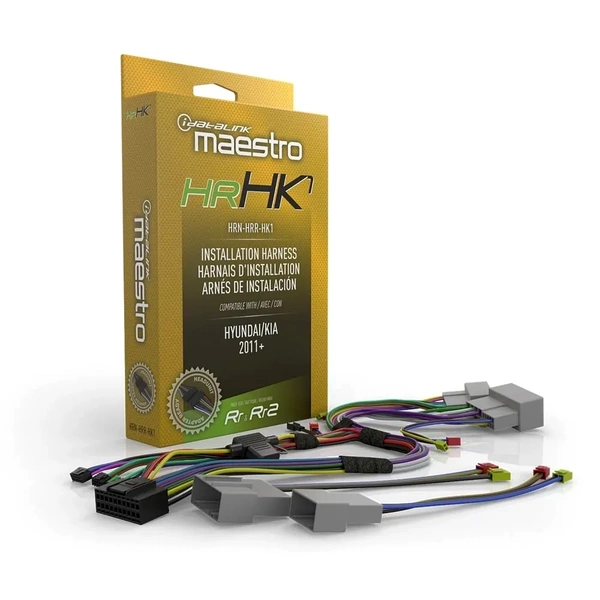 iDatalink Maestro HRN-HRR-HK1 Plug N Play Maestro RR/RR2 T-Harness for Select 2010-up Hyundai and Kia Models without Factory Amplifier