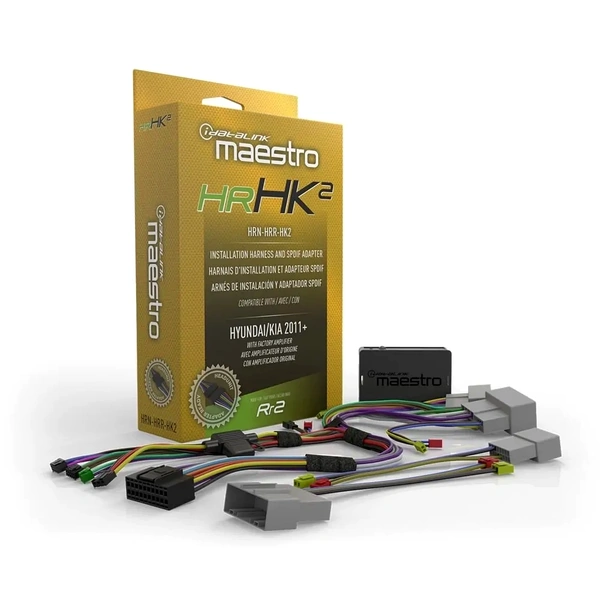 iDatalink Maestro HRN-HRR-HK2 Plug N Play Maestro RR/RR2 T-Harness for Select 2015-2018 Hyundai and Kia Models