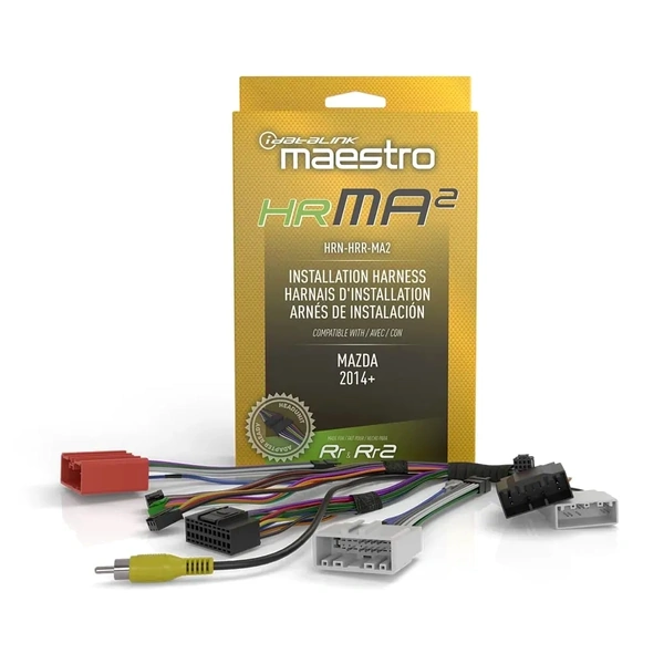 iDatalink Maestro HRN-HRR-MA2 Plug N Play Maestro RR/RR2 T-Harness for Select 2014-2020 Mazda Models