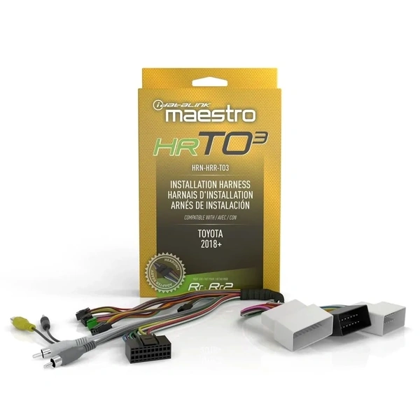 iDatalink Maestro HRN-HRR-TO3 T-Harness with HU Connector suit Toyota 18-on