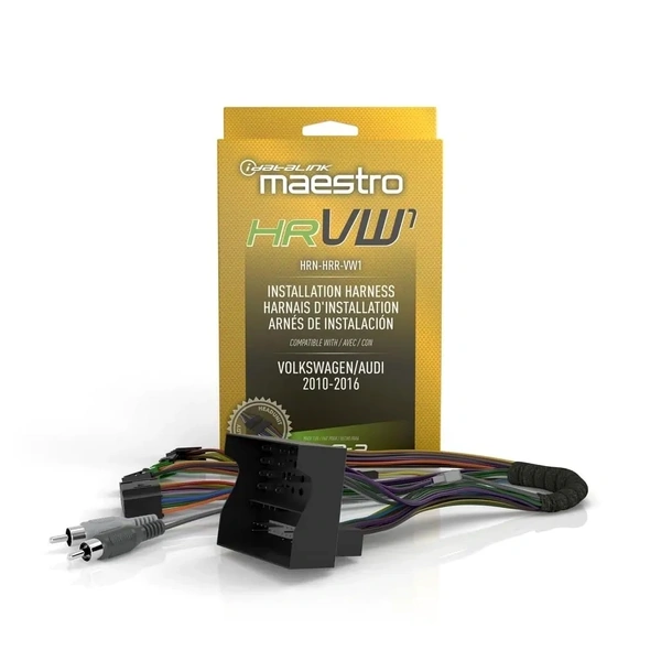 iDatalink Maestro HRN-HRR-VW1 T-Harness with HU Connector suit VW 02-16