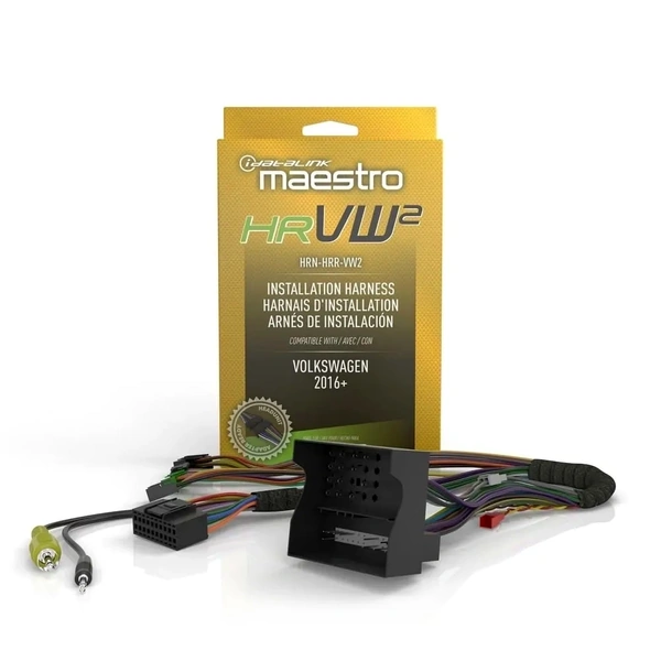 iDatalink Maestro HRN-HRR-VW2 T-Harness with HU Connector suit VW 16-on