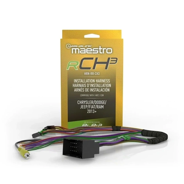 iDatalink Maestro HRN-RR-CH3 T-Harness suit Chrysler/Dodge/Jeep 13-on