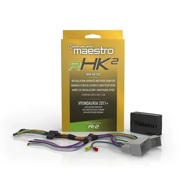 iDatalink Maestro HRN-RR-HK2 T-Harness suit Hyundai/Kia 16-18