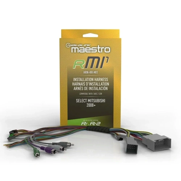 iDatalink Maestro HRN-RR-MI1 T-Harness suit Mitsubishi 08-19