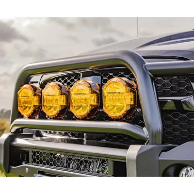 Ironman 4x4 IDL050COVERSAMB Driving Light Lens Cover - 5" Scope (Amber, X2)