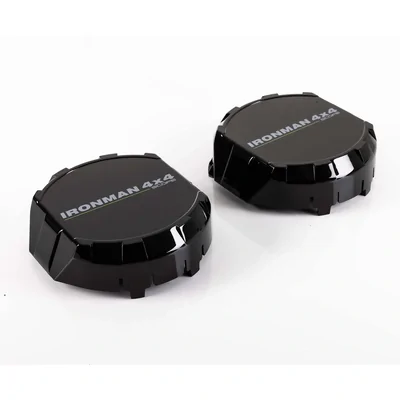 Ironman 4x4 IDL050COVERSBLK Driving Light Lens Cover - 5" Scope (Black, X2)