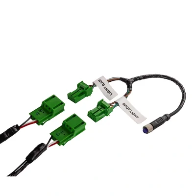 Ironman 4x4 IDLWL006M Light Bar Loom - Connection Light Bar To 2 X Blast Driving Light (2Pin)