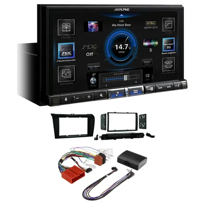 Alpine ILX-507A + Aerpro FP7504K - Head Unit Upgrade Kit Fits Mazda 3 (Axela) 2004-2009 BK