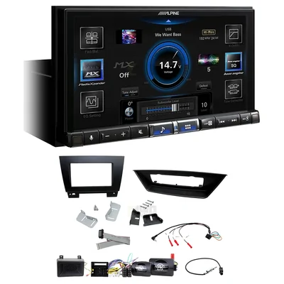 Alpine ILX-507A + Aerpro FP8302K - Head Unit Upgrade Kit Fits BMW X1 2010-2015 E84