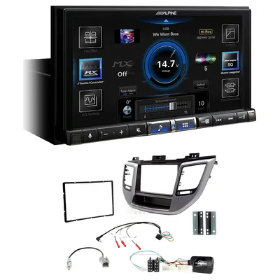 Alpine ILX-507A + Aerpro FP8303K - Head Unit Upgrade Kit Fits Hyundai Tucson 2015-2018 (Headunit Dependant)