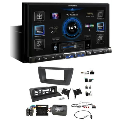 Alpine ILX-507A + Aerpro FP8304K - Head Unit Upgrade Kit Fits BMW X3 2004-2010 E83