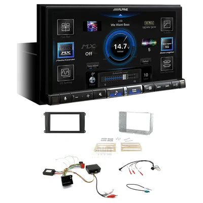 Alpine ILX-507A + Aerpro FP8312K - Head Unit Upgrade Kit Fits Porsche Cayenne 2008-2010