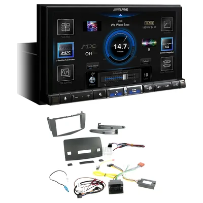 Alpine ILX-507A + Aerpro FP8324K - Head Unit Upgrade Kit Fits Mercedes C-Class 2007-2012 W204