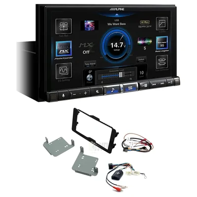 Alpine ILX-507A + Aerpro FP8349K - Head Unit Upgrade Kit Fits Various Mitsubishi Vehicles