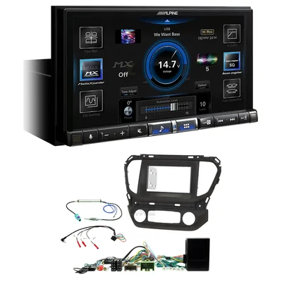 Alpine ILX-507A + Aerpro FP8410K - Head Unit Upgrade Kit Fits Holden Acadia 2017- AC