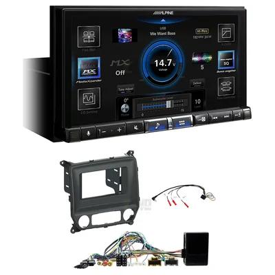 Alpine ILX-507A + Aerpro FP8417K - Head Unit Upgrade Kit Fits Chevrolet Silverado 2014-2019 (Headunit Dependant)