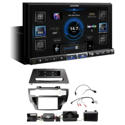 Alpine ILX-507A + Aerpro FP8428K - Head Unit Upgrade Kit Fits Various BMW Vehicles