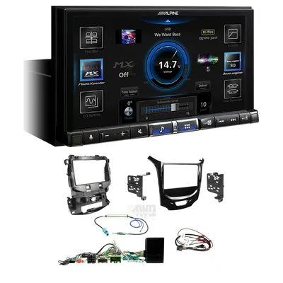 Alpine ILX-507A + Aerpro FP8447K - Head Unit Upgrade Kit Fits Holden Astra 2017-2020 BL (Headunit Dependant)