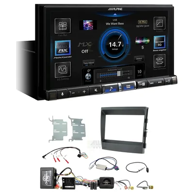 Alpine ILX-507A + Aerpro FP8505K - Head Unit Upgrade Kit Fits Porsche Panamera 2009-2016 (Headunit Dependant)