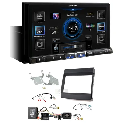 Alpine ILX-507A + Aerpro FP8509K - Head Unit Upgrade Kit Fits Porsche Cayenne 2010-2016 (Headunit Dependant)