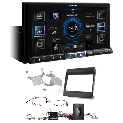 Alpine ILX-507A + Aerpro FP8510K - Head Unit Upgrade Kit Fits Porsche Cayenne 2010-2016 (Headunit Dependant)