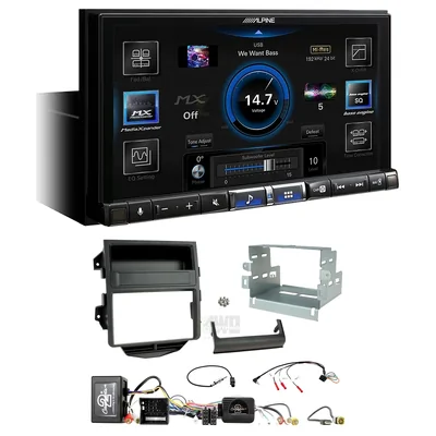 Alpine ILX-507A + Aerpro FP8513K - Head Unit Upgrade Kit Fits Porsche Macan 2014-2016 (Headunit Dependant)