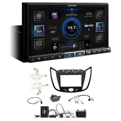 Alpine ILX-507A + Aerpro FP9124K - Head Unit Upgrade Kit Fits Ford Kuga 2013- TF