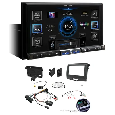 Alpine ILX-507A + Aerpro FP9129K - Head Unit Upgrade Kit Fits Various Ford Vehicles
