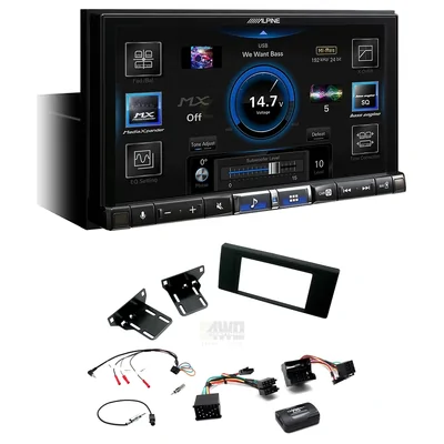 Alpine ILX-507A + Aerpro FP9221K - Head Unit Upgrade Kit Fits BMW X5 2000-2006 E53
