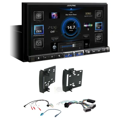 Alpine ILX-507A + Aerpro FP9226K - Head Unit Upgrade Kit Fits Various Jeep Vehicles