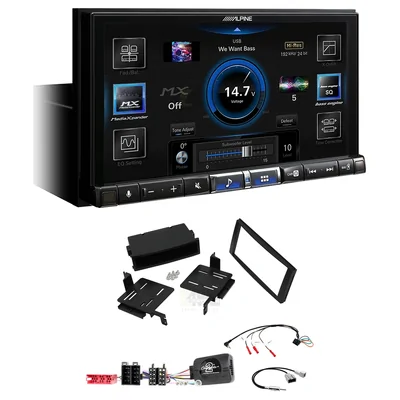 Alpine ILX-507A + Aerpro FP9227K - Head Unit Upgrade Kit Fits Hyundai Santa Fe 2008-2012 CM