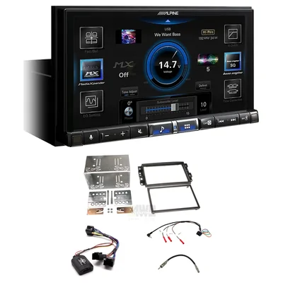 Alpine ILX-507A + Aerpro FP9251K - Head Unit Upgrade Kit Fits Various Holden Vehicles