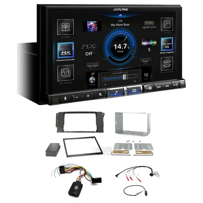 Alpine ILX-507A + Aerpro FP9290K - Head Unit Upgrade Kit Fits Various Landrover Vehicles